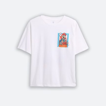 Franela Holgada Gap x Nintendo