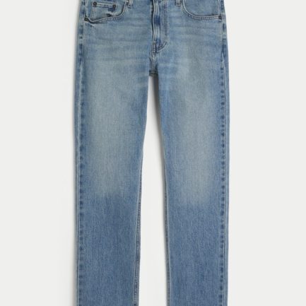 Jeans Rectos Ajustados Hollister